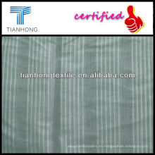 Hilado de bambú del algodón teñido de tela y bambú Material tela y algodón hilado teñido de tela de la raya